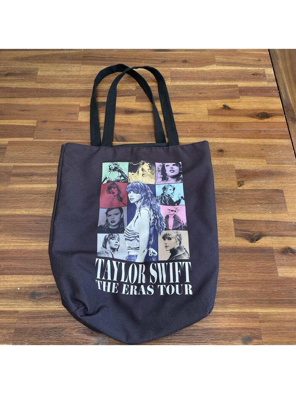 Taylor Swift The Eras Tour Black Tote Bag Official Merch Limited Edition